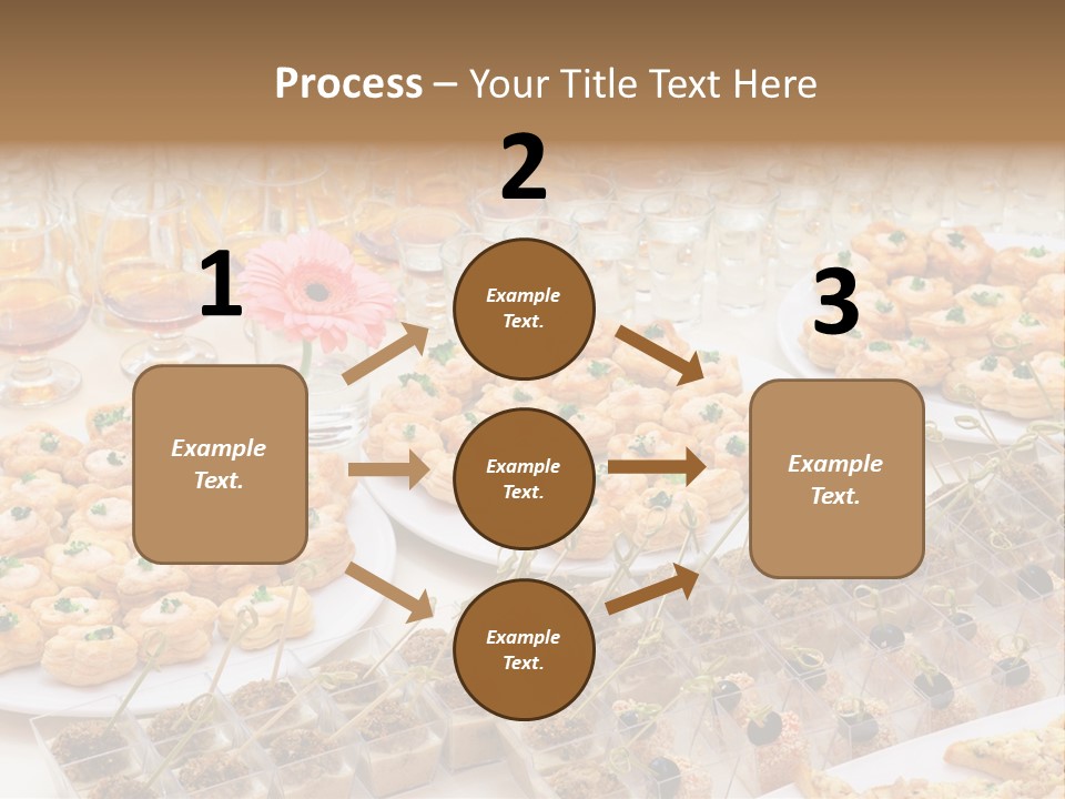 A Table Topped With Lots Of Desserts And Wine Glasses PowerPoint Template