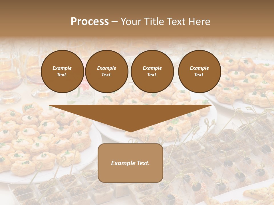 A Table Topped With Lots Of Desserts And Wine Glasses PowerPoint Template