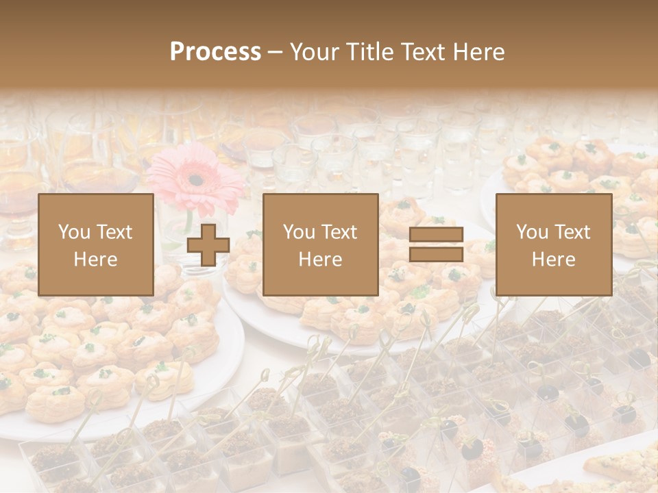 A Table Topped With Lots Of Desserts And Wine Glasses PowerPoint Template