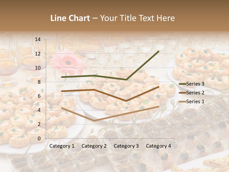 A Table Topped With Lots Of Desserts And Wine Glasses PowerPoint Template