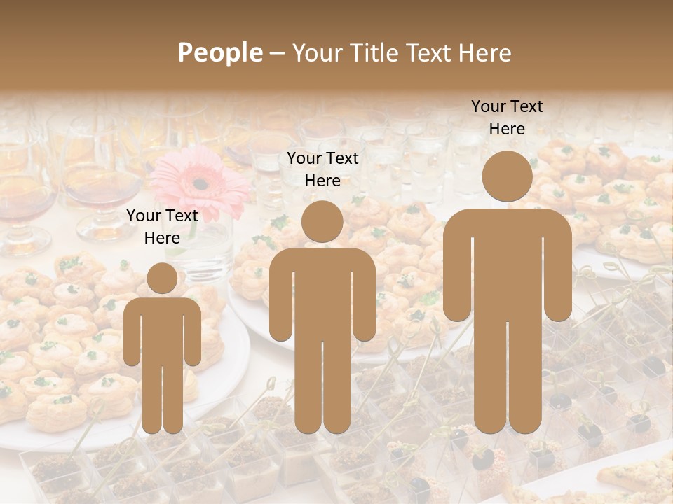 A Table Topped With Lots Of Desserts And Wine Glasses PowerPoint Template