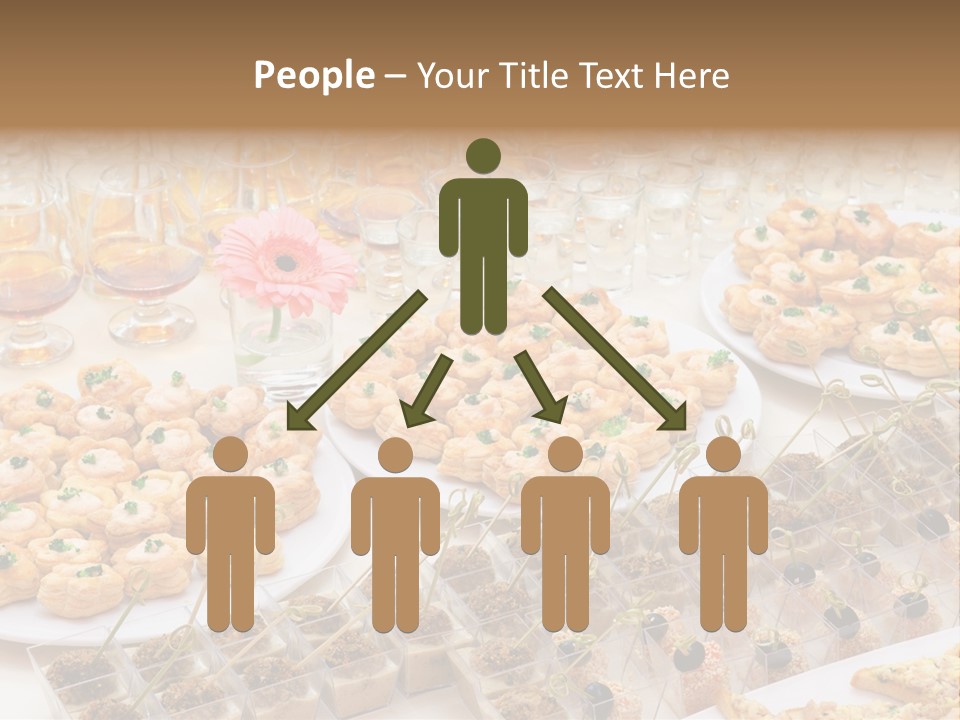 A Table Topped With Lots Of Desserts And Wine Glasses PowerPoint Template