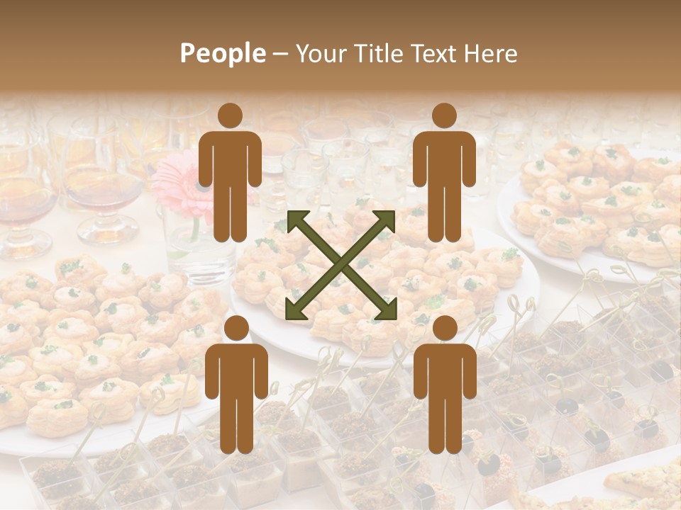 A Table Topped With Lots Of Desserts And Wine Glasses PowerPoint Template