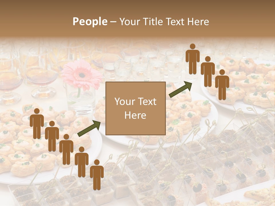 A Table Topped With Lots Of Desserts And Wine Glasses PowerPoint Template