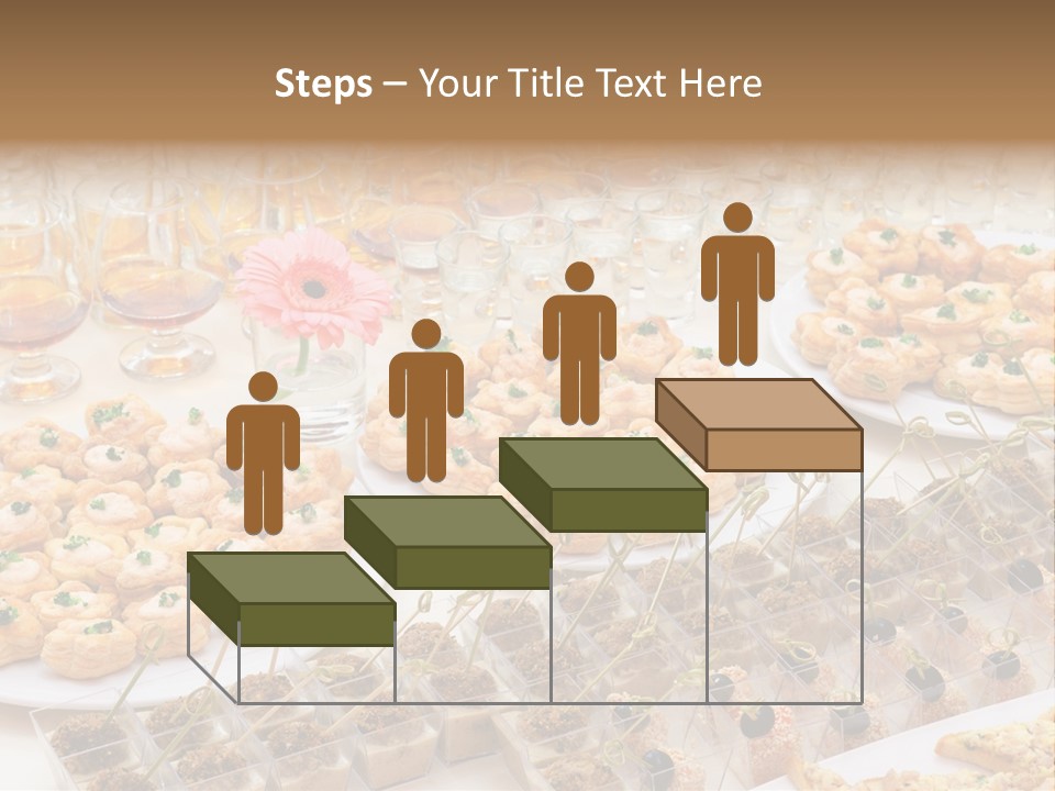 A Table Topped With Lots Of Desserts And Wine Glasses PowerPoint Template