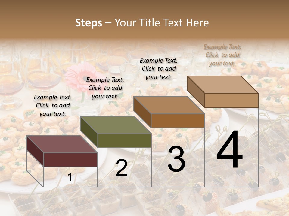 A Table Topped With Lots Of Desserts And Wine Glasses PowerPoint Template