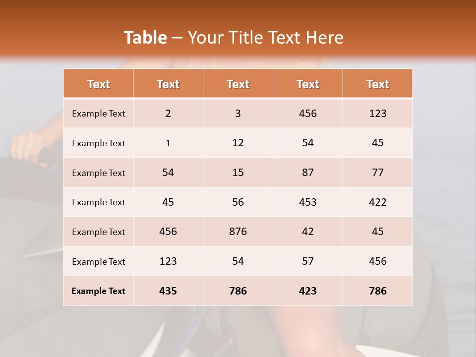 A Woman In A Pink Bikini On A Jet Ski PowerPoint Template