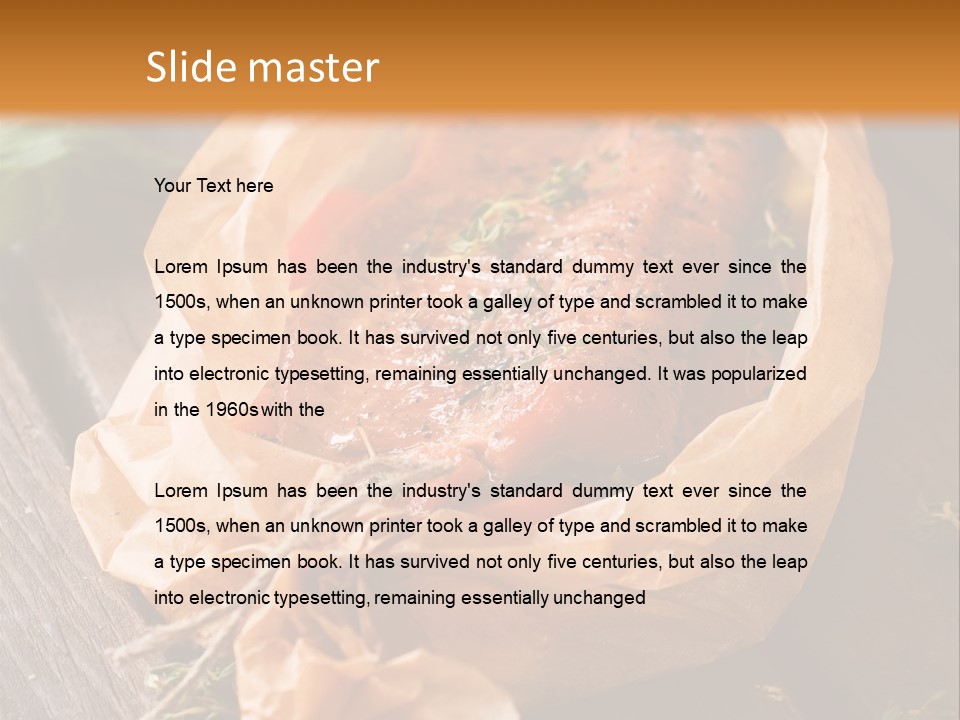 Food Healthy Fish PowerPoint Template