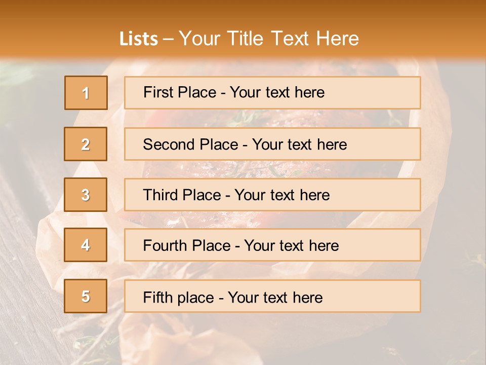 Food Healthy Fish PowerPoint Template