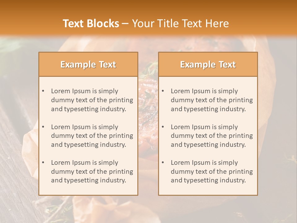 Food Healthy Fish PowerPoint Template