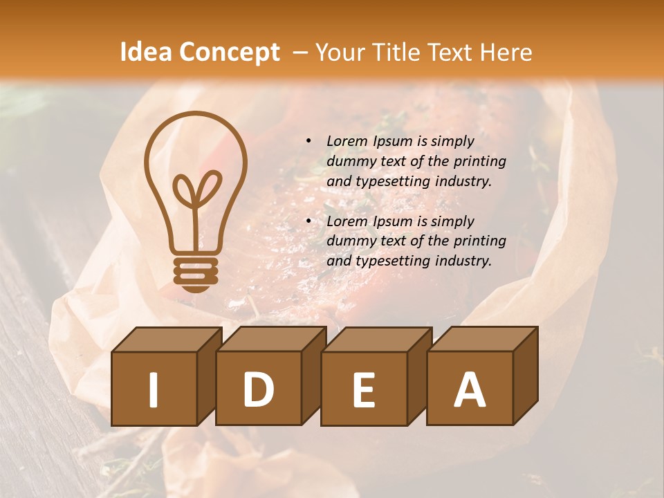 Food Healthy Fish PowerPoint Template