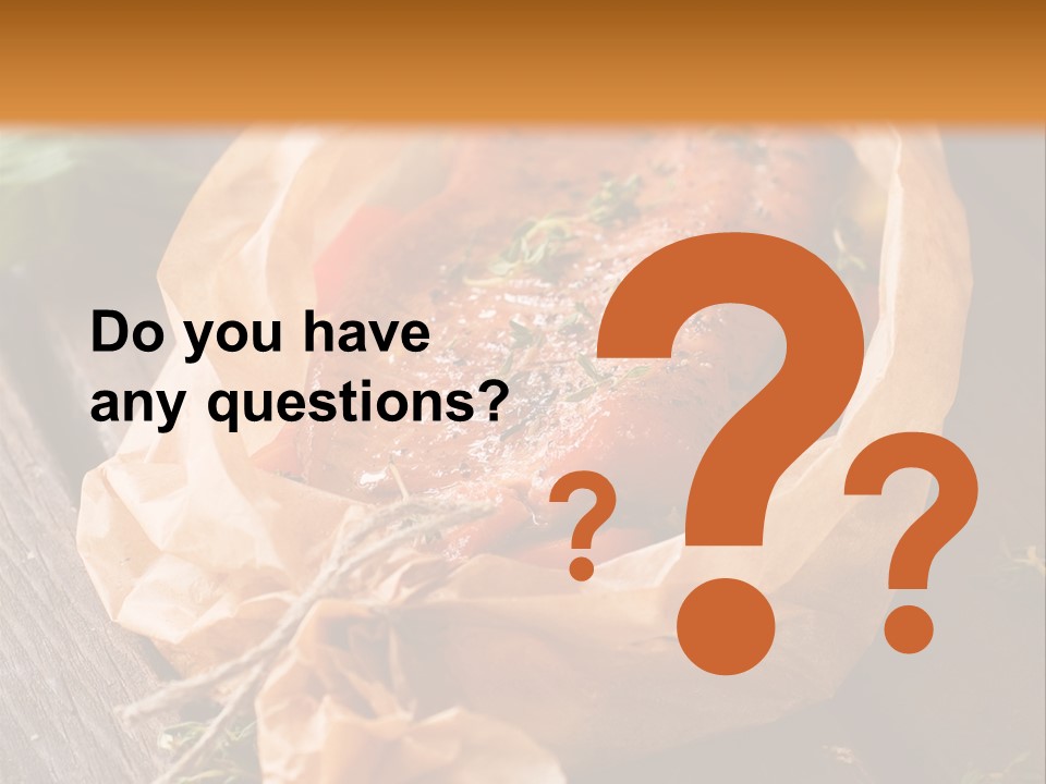 Food Healthy Fish PowerPoint Template