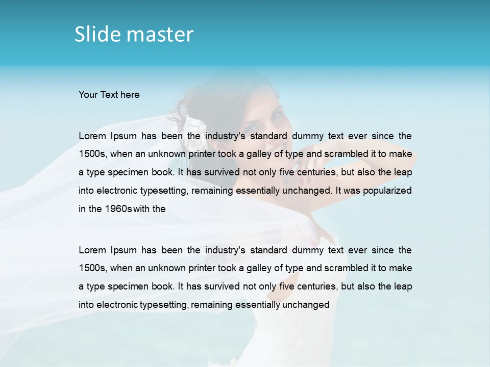 Coast Love Wife PowerPoint Template