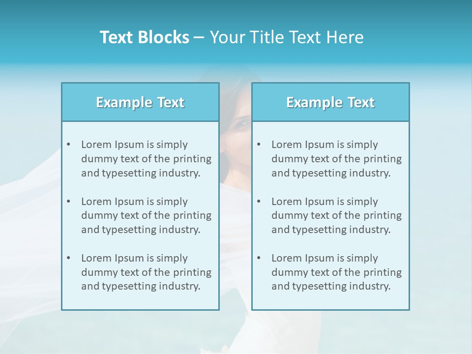 Coast Love Wife PowerPoint Template