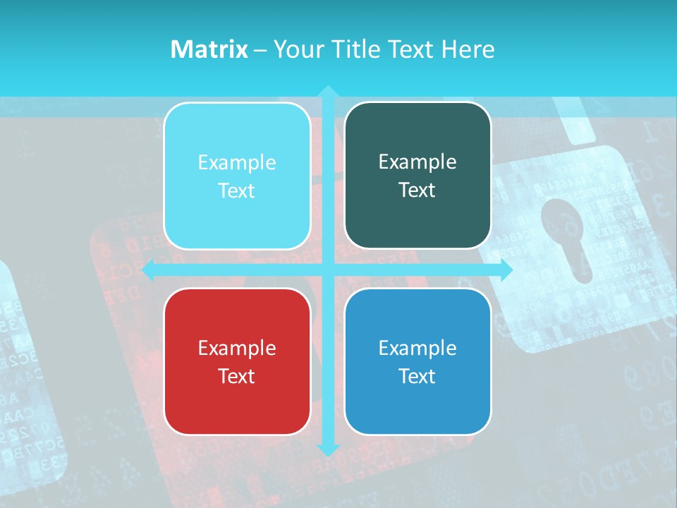 Pad Close Lock PowerPoint Template