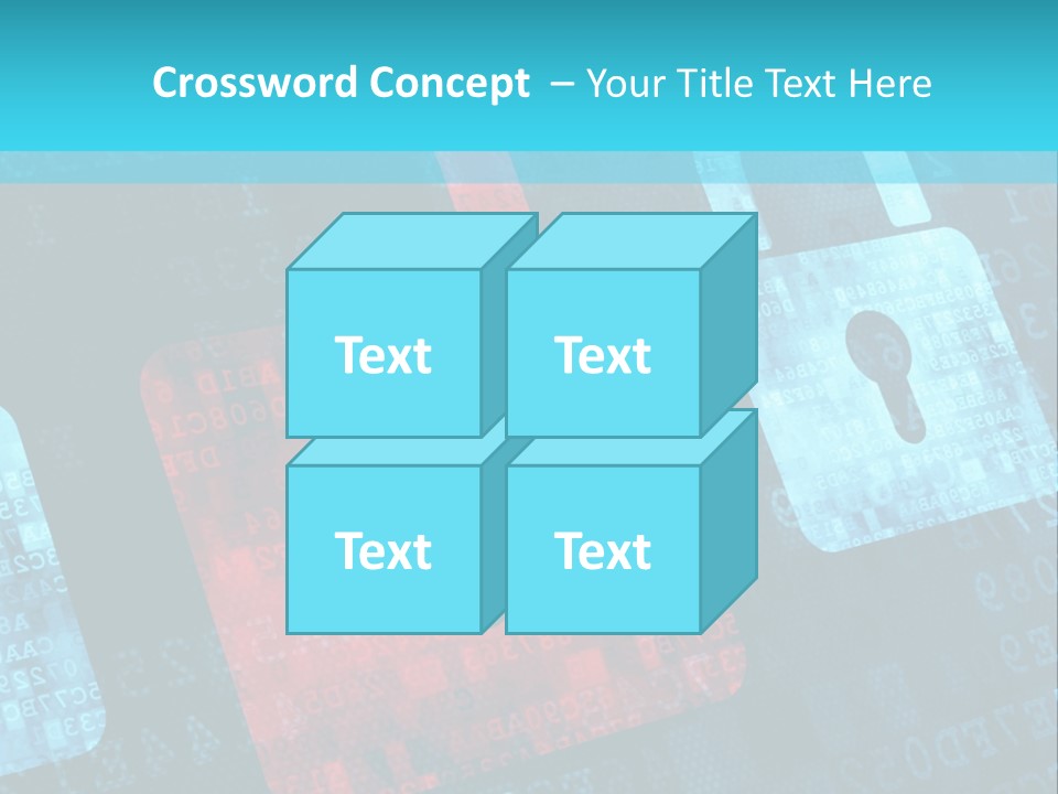 Pad Close Lock PowerPoint Template