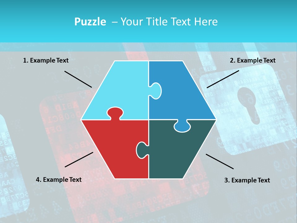 Pad Close Lock PowerPoint Template