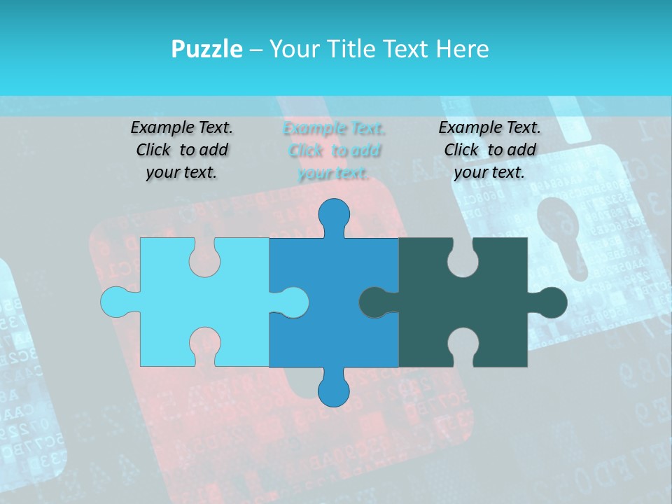 Pad Close Lock PowerPoint Template