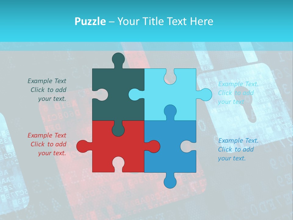 Pad Close Lock PowerPoint Template