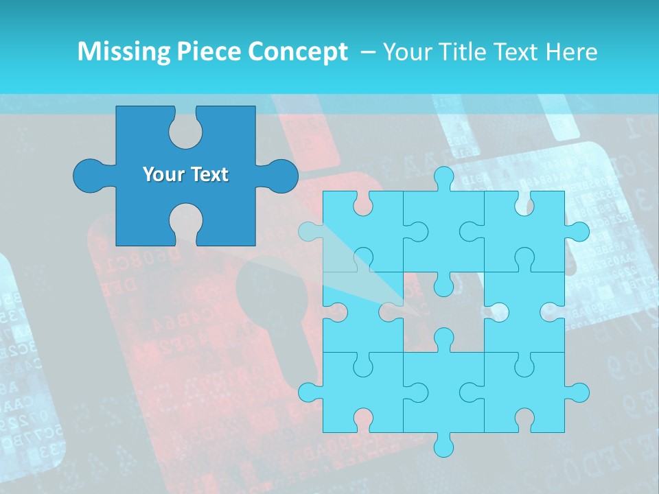 Pad Close Lock PowerPoint Template