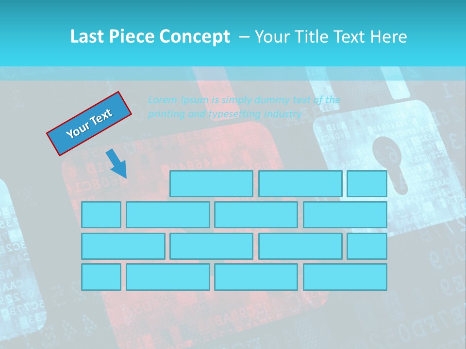 Pad Close Lock PowerPoint Template