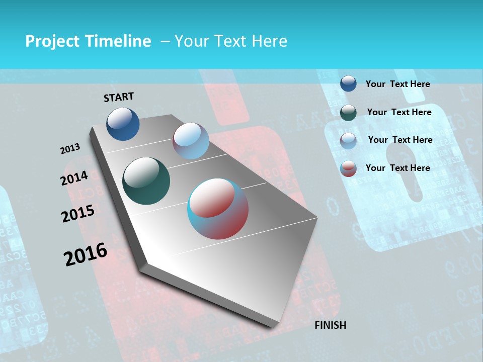 Pad Close Lock PowerPoint Template