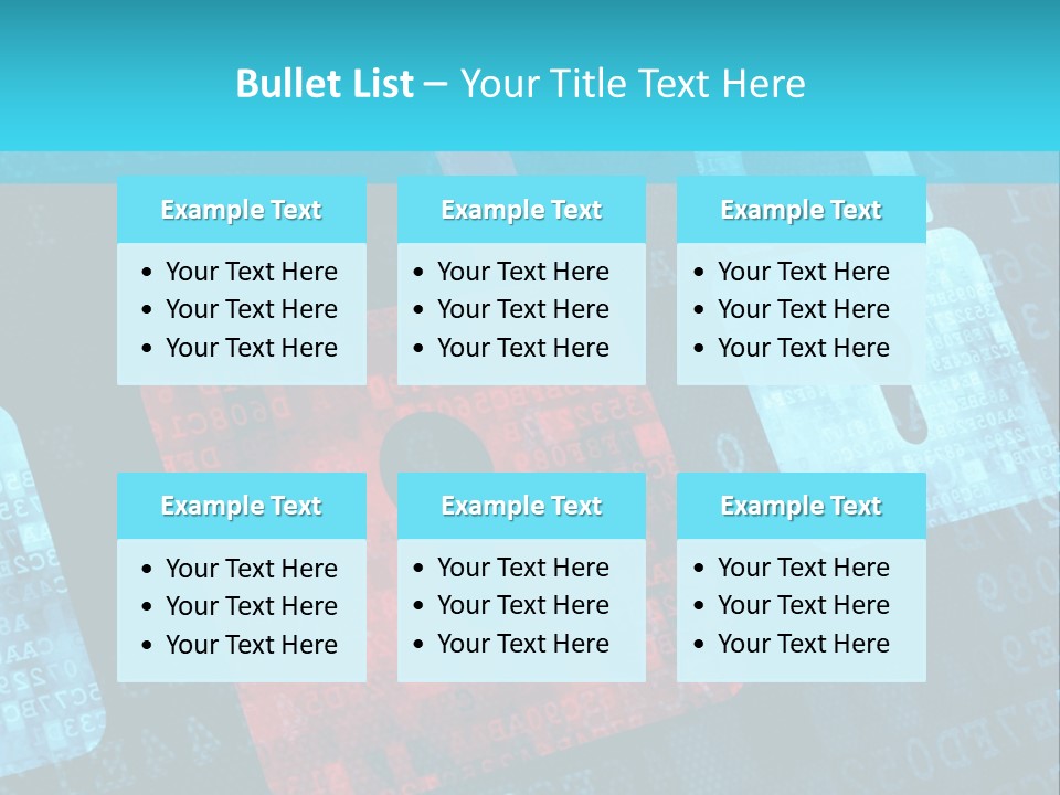 Pad Close Lock PowerPoint Template