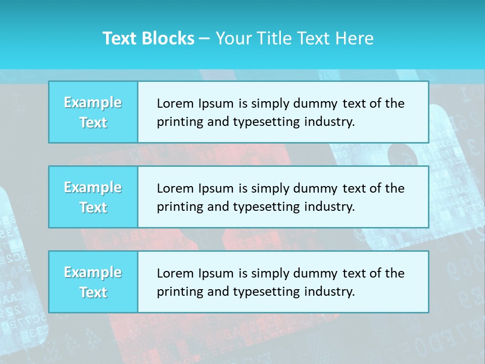 Pad Close Lock PowerPoint Template