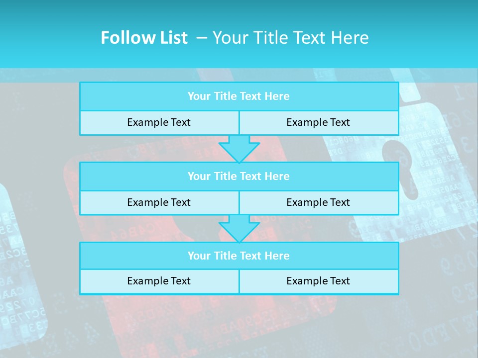 Pad Close Lock PowerPoint Template