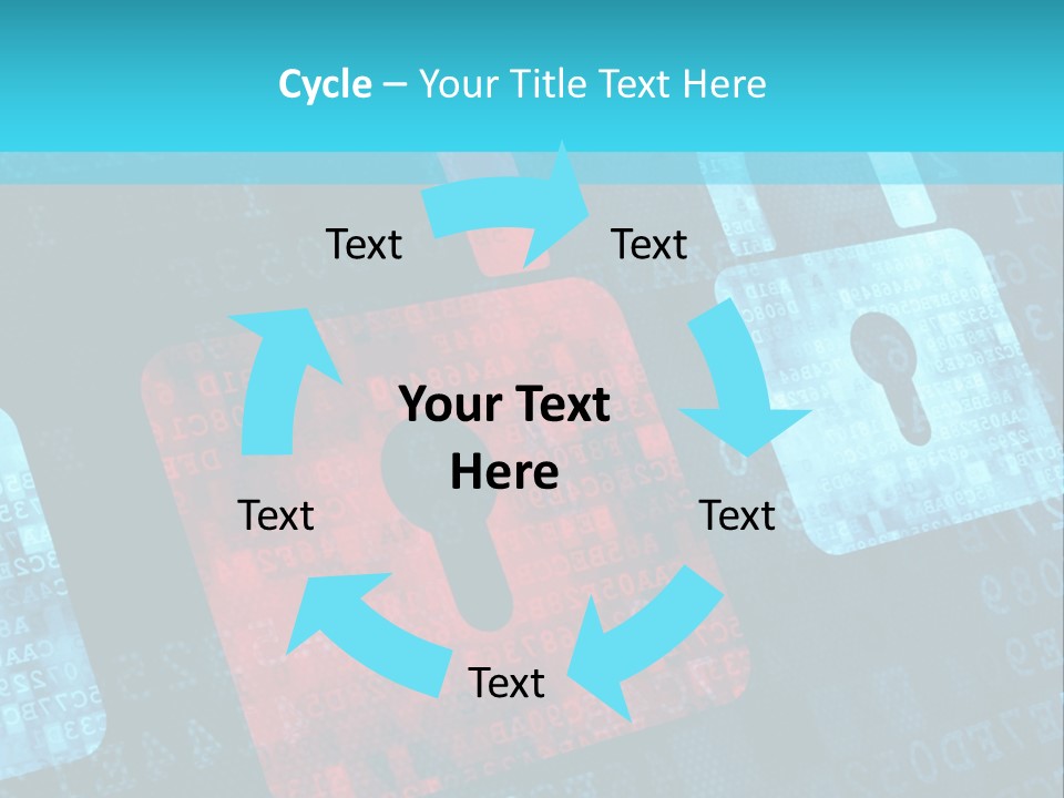 Pad Close Lock PowerPoint Template