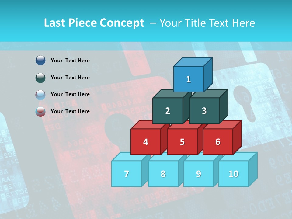 Pad Close Lock PowerPoint Template