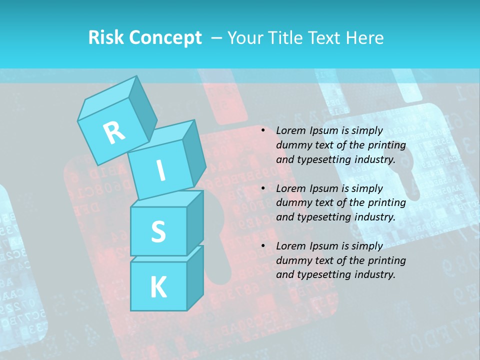 Pad Close Lock PowerPoint Template