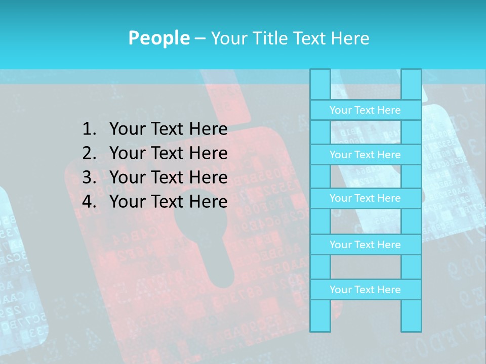 Pad Close Lock PowerPoint Template