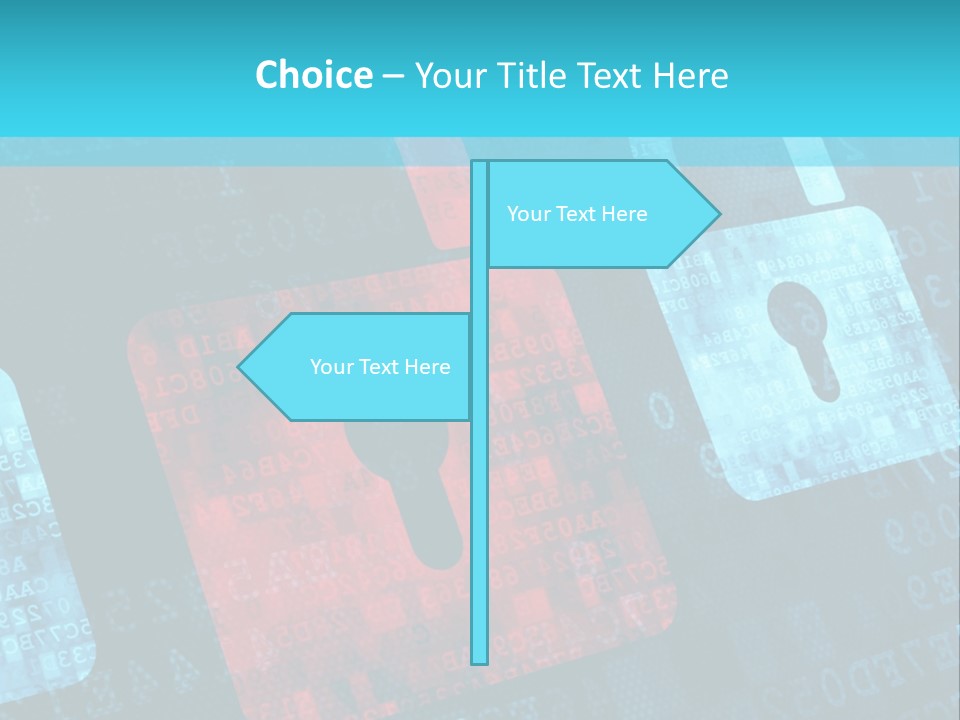 Pad Close Lock PowerPoint Template