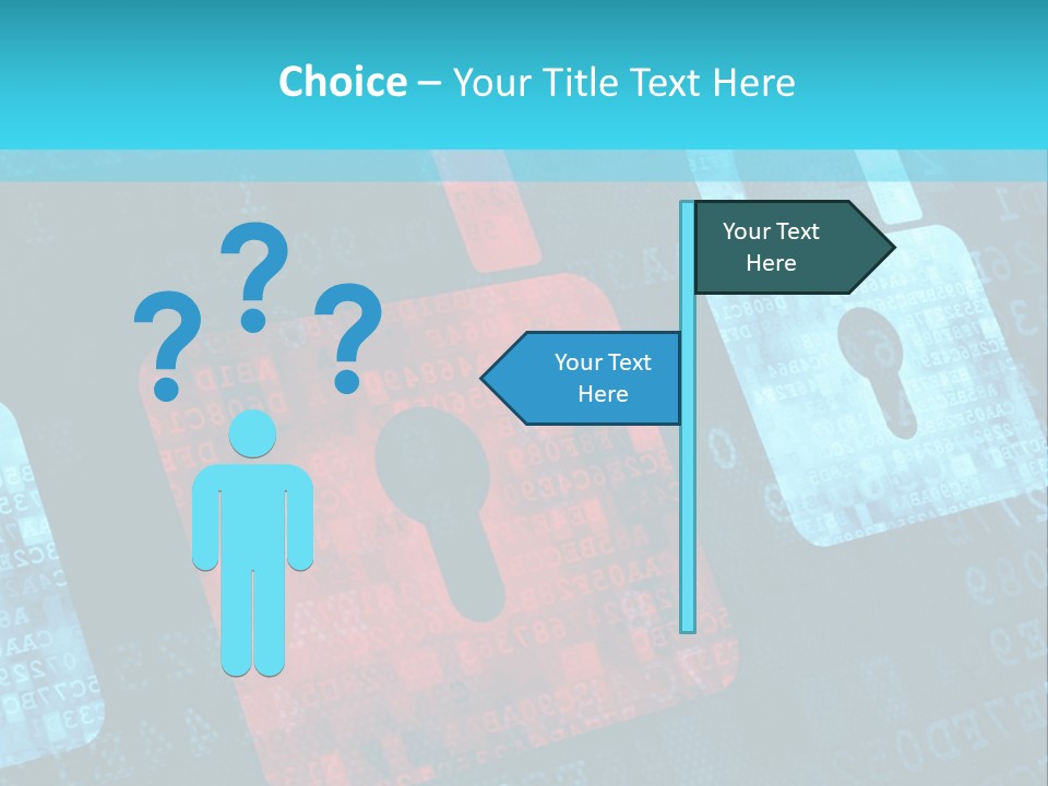 Pad Close Lock PowerPoint Template