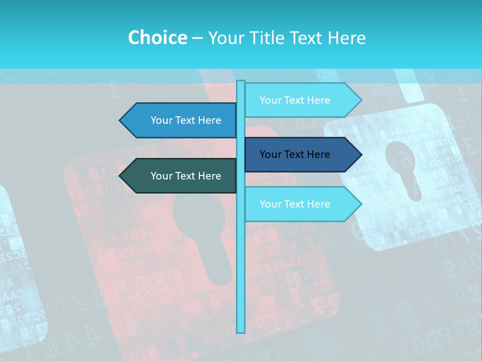 Pad Close Lock PowerPoint Template
