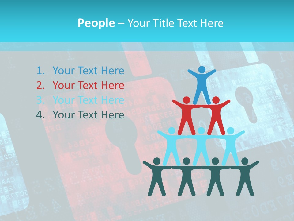 Pad Close Lock PowerPoint Template