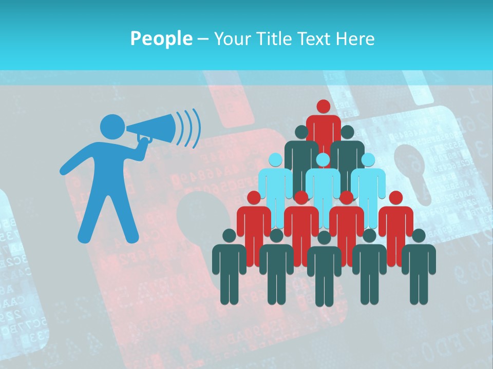 Pad Close Lock PowerPoint Template