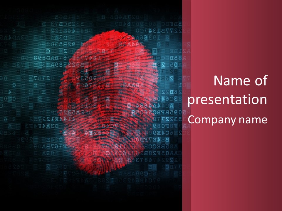 Pad Software Forensic PowerPoint Template