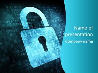 Lock Internet Hack PowerPoint Template