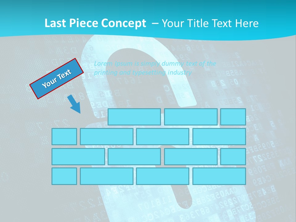 Lock Internet Hack PowerPoint Template
