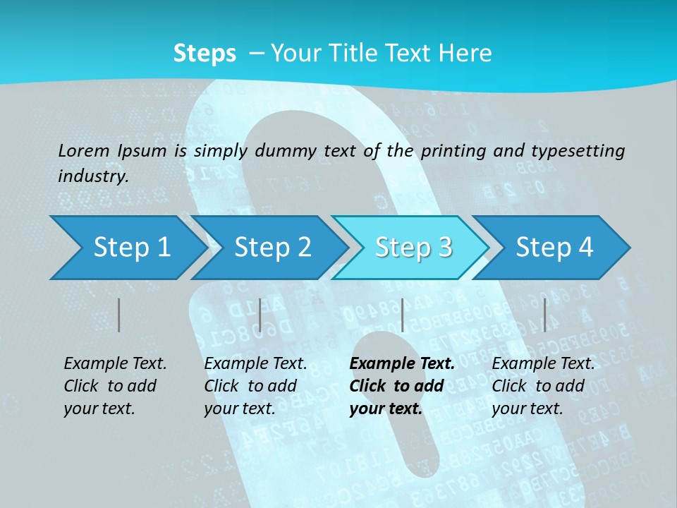 Lock Internet Hack PowerPoint Template