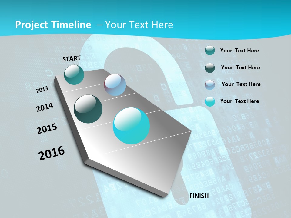 Lock Internet Hack PowerPoint Template