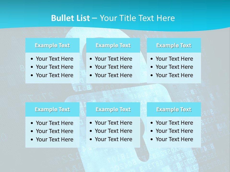 Lock Internet Hack PowerPoint Template