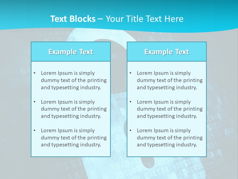 Lock Internet Hack PowerPoint Template