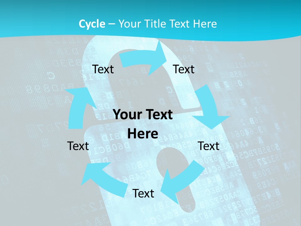 Lock Internet Hack PowerPoint Template