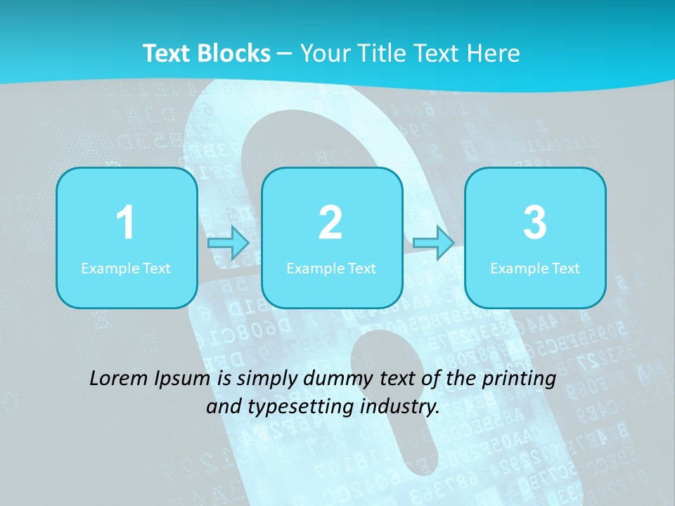 Lock Internet Hack PowerPoint Template