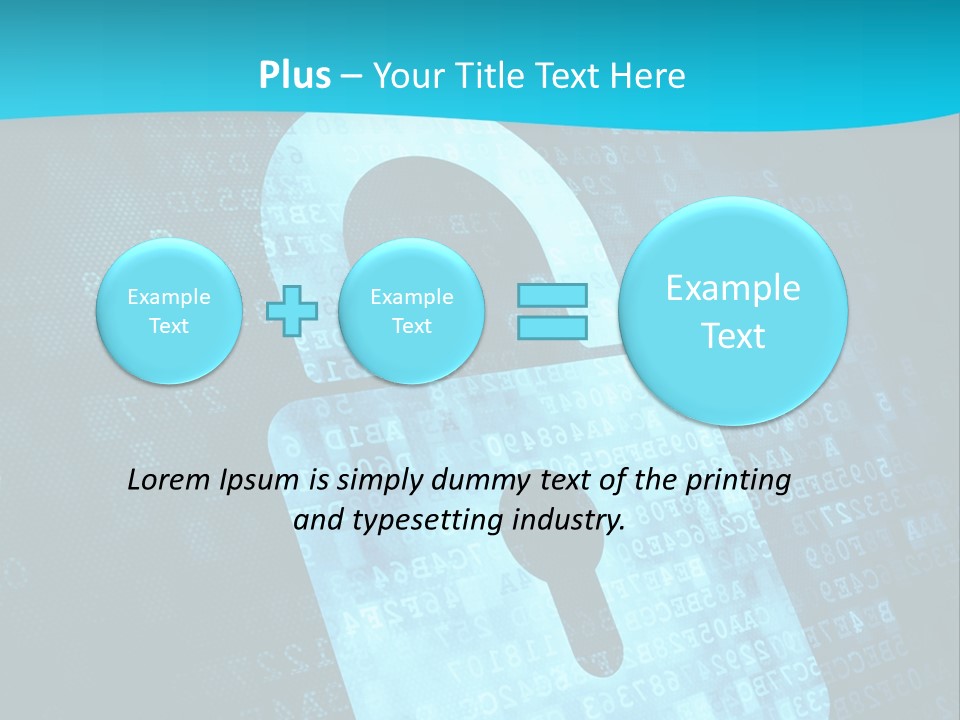 Lock Internet Hack PowerPoint Template