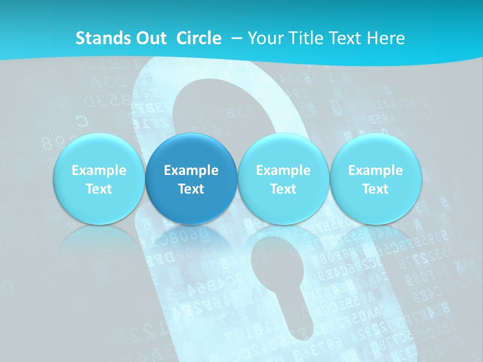 Lock Internet Hack PowerPoint Template