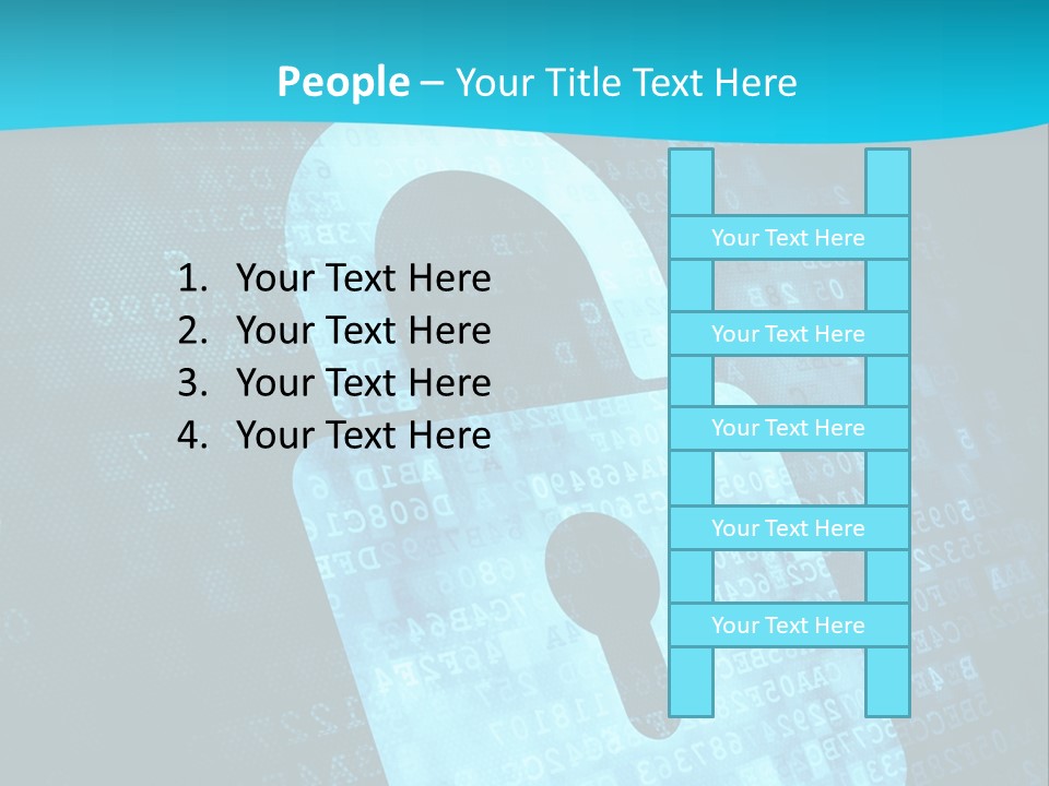 Lock Internet Hack PowerPoint Template